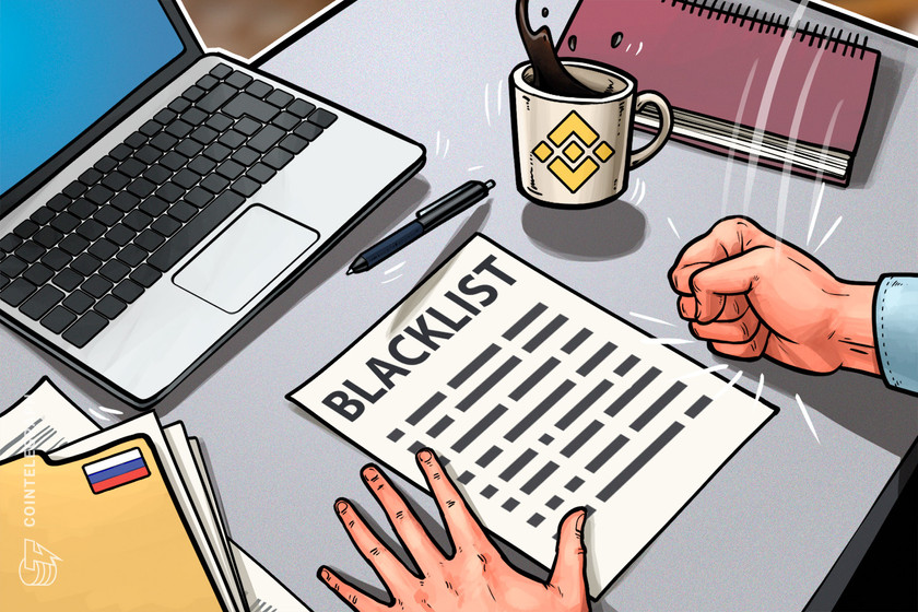 Russia’s telecom regulator blacklists Binance website