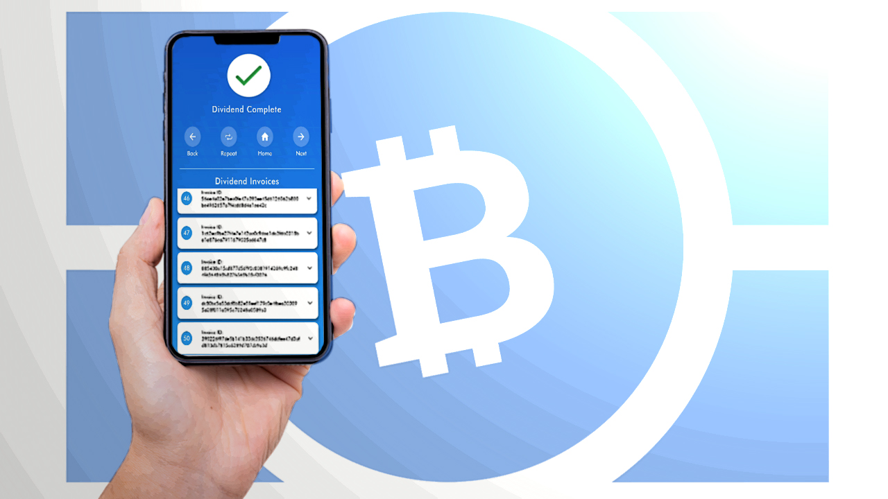 Noncustodial Bitcoin Cash Client Zapit Demos In-Wallet SLP Dividends Tool